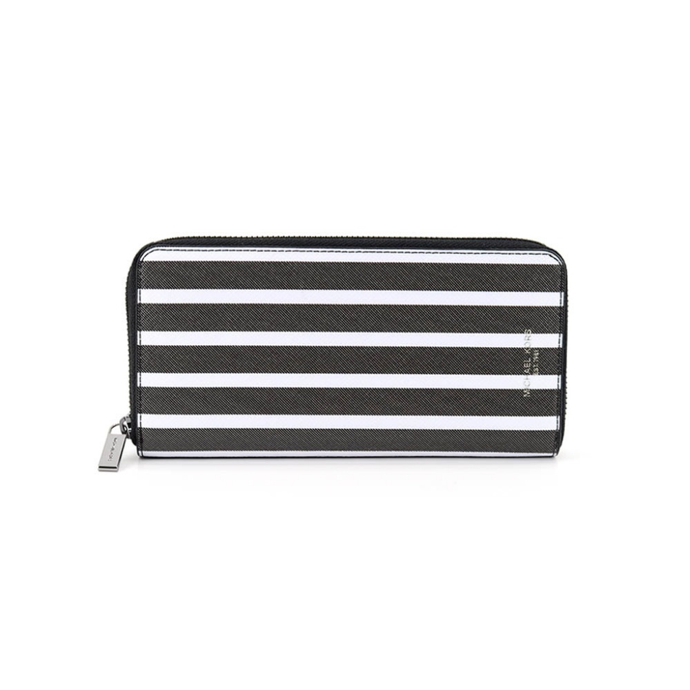 MICHAEL KORS Kent Tech Zip Around Leather Wallet